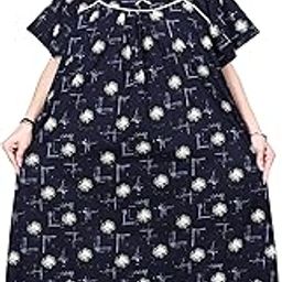 Women’s Plus Size Nighty – Soft Cotton Maxi Gown 5XL-10XL, Comfortable & Stylish Sleepwear-image-76