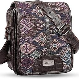 Printed Casual Crossbody PU Leather Men & Women Sling Bag-image-14