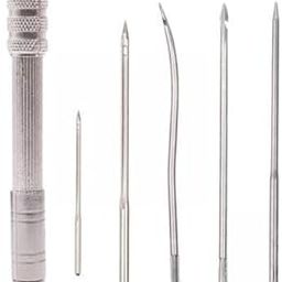 Tachiuwa 4X PU Leather Sewing Awl Set, Shoe Repair Tools Steel Material Professional Starter Punch Stitching for PU Leather Sewing Tools-image-18