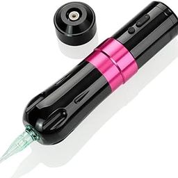 Wireless Tattoo Machine Pen 6 Stroke adjustable Thunderlord power U7 Wireless tattoo Machine Pen Coreless Motor - Black-picture-49