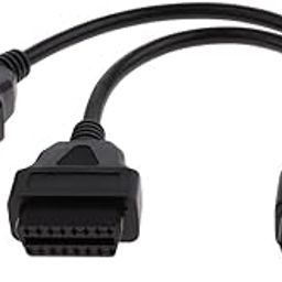 HEAVENGLOW Trade OBDII Splitter Adapter 16 Pin Cable Male to Dual Y Cable-picture-14
