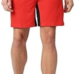 Regular Fit Casual Shorts for Men Solid Cotton Blend - Red Clay-image-3
