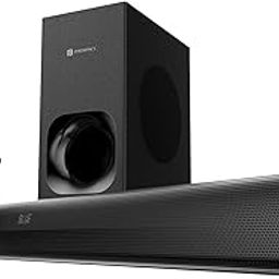 Portronics Pure Sound 105 | 200W Bluetooth Soundbar with Wired Subwoofer for Deep Bass, 2.1 Channel Home Theatre, HD Sound,3 EQ Modes, BT 5.3V,HDMI, Optical, AUX, USB Port, Sleek Remote Control(Black)-image-57