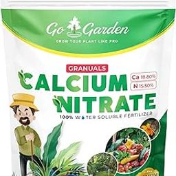 Go Garden Calcium Nitrate Fertilizer For Plants (100% Water Soluble Fertilizer) Plant Food Ready to Use for All Plants 900 Gram-image-63