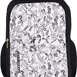 Doodle Play Sports-Inspired Laptop Bagpack with Flexi Grid Strap | Active Style Backpack for Men, Women & Kids | 15.6” Laptop | Ideal for School, College & Sports Use-picture-51