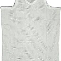 Pack Of 2 Netted Vest For Men White Cotton Mesh Jali Vest-0