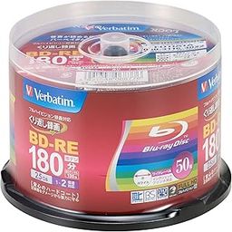 Verbatim Blu-ray Disc 50 pcs Spindle - 25GB 2X BD-RE Rewritable Bluray - Inkjet Printable-image-5