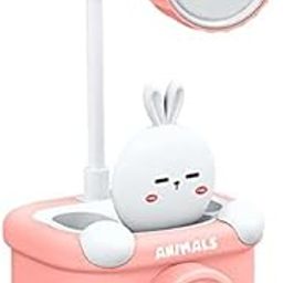 AAA STORE® Pencil Sharpener Small Table Lamp Desk lamp Cartoon Naughty Animal Lamp USB Socket-image-93