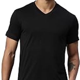 Men's Solid Regular Fit T-Shirt-image-17