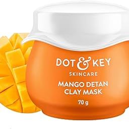 Dot & Key Mango Detan Tan Removal Clay Mask | Clay Mask for Face with Glycolic & Lactic | Great for All Skin Types | Fresh Juicy Mango Fragrance | 70gm-image-27