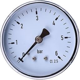 TS-60-6 Mini High Accuracy Pressure Gauge 0-6 bar 1/4 Manometer Pressure Tester For Fuel Air Oil Liquid Water-19