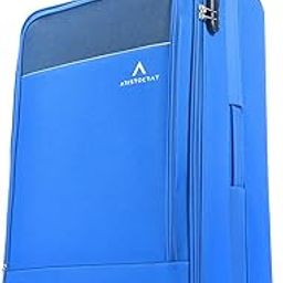 Oasis Plus Large Size Soft Check in Luggage (79 Cm) | Spacious Polyester Trolley with 4 Spinner Wheels and Combination Lock | Dazzling Blue | Unisex| 5 Year Warranty-image-15