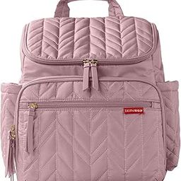 Skip Hop Forma Diaper Backpack - Maternity Bag for Newborn Baby, Multiple Pocket with Insulated Bottle Pockets & Multi Compartments Diaper Bag for Mother for Travel - Mauve Mist-image-58