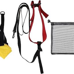 SAZ DEKOR Swimming Resistance Training Set Adjustable Swim Drag Parachute for Athletes Kids with Yellow-image-39