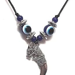 Feng Shui Evil Eye Dragon Tooth Pendant For Protection and Good Luck For Men And Women-image-87