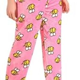 Womens printed Pajamas, Warm Printed Pajamas Lightweight Winter Pjs Sleepwear Free Size (26 till 30) pack of 1 Assorted color-image-95