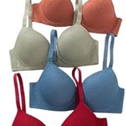 Women's Textured Push-Up Bra, Multi-Color (Pack of 2) Random Colours as per Availability-image-22