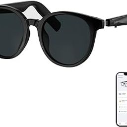 GetD AI Glasses, AI Translator Powered by ChatGPT, AI Assistant, Bluetooth Smart Glasses for Men & Women, Polarized Sunglasses, Audio Smart Eyewear for Gaming Travel Meeting Memos, Earphone Glasses-image-24