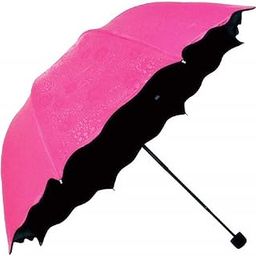 3 Fold Magic Umbella Anti UV Protection, Beautiful Creative Magical of Blooming Flowers Design Multi Style Umbrella for Man and Women-41