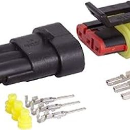 Waterproof 3-Way Pin Electrical Wire Joint Super Seal Connector / UK Rating: IP67-15