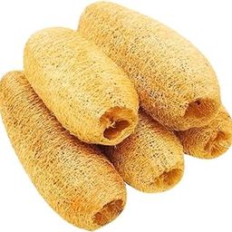 Thugira Maran Enterprises | Natural Loofah Body Scrubber (Pack of 5) - 100% Organic Exfoliating Shower Sponge for Smooth Skin, Ideal for All Skin Types-image-23