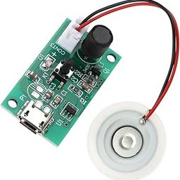 Techtonics 108KHz USB Humidifier, 5V DC, Green, Manual Operation, Plastic & Thermoplastic Rubber, Bedroom, 50ml/h Spray, 740 Holes, 5um Diameter, DIY Incubation Experiments-picture-4