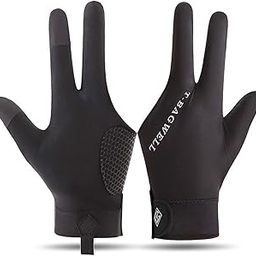 Zytiqt 1 PCS Snooker Gloves Left Hand, Professional Billiard Gloves for Left-Handed Players, Anti-Slip Design with Breathable Fabric, Unisex Full Finger Snooker Glove for Enhanced Accuracy, Black-picture-11