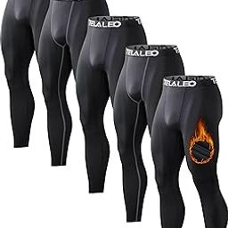 Men's Compression Pants Cool Dry Gym Workout Running Leggings Baselayer Sports Tights-image-35