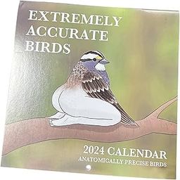 ARTISOUL® Funny Birds Calendar 2024 Memo Pages Interesting Funny Gifts For Bird Lovers | Home Decor | Other Home Decor-image-19