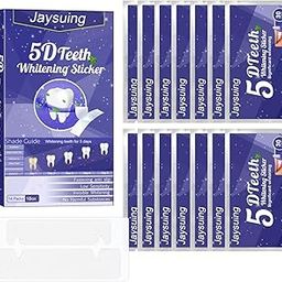 SAZ DEKOR 5D Teeth Strips Teeth Gel Strips Protecting Teeth For Remove Tea Stain 14Pcs|Dental Floss For Teeth, Whitening Toothpaste, Temporary Teeth Gap Repair Kit, Tongue Cleaner, Denture Care|-30