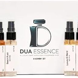 DUAESSENCE Perfume Spray for Men & Women | Luxury Gift Set for Him, Her | 8 ml Spray each | Flure De Lust | Erotic Smoke | Heavenly Blue | Luxury D Blend | Beach Rush | Juicy Whisper (Pack Of 2)-image-32