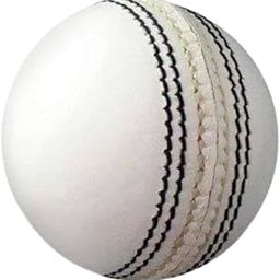 White Leather Cricket Ball – Handstitched with High Seam, Durable and Waterproof, Ideal for Practice and Match Play, Perfect Grip for Fast and Spin Bowlers-image-1