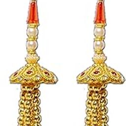 Lumba Rakhi for Bhabhi Rakhi Combo of 2 with Roli Chawal Gift for Rakshabandhan brother sister #SAW01-image-65