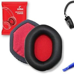 Crysendo Headphone Cushion for V-Moda M100, LP, LP2 & Crossfade Series Headphone | Soft Leather, Luxurious Memory Foam, Added Thickness, Enhanced Noise Isolation Earpads Pads (Black)-image-72