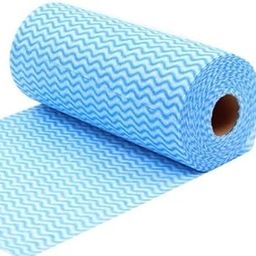 Amazon Brand - KAPILIX! Non-Woven Kitchen Towel Roll | 80 Pulls | Blue| Highly Absorbent | Food Safe | Lint-Free & Residue-Free-image-94