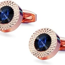 Two Tone Cufflinks Set Stylish Accessories for Men & Boys Wedding Business Gift-59