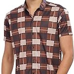 Men’s Slim Fit Shirt for Casual & Formal Wear | Half Sleeve | Stylish & Wrinkle-Free | Breathable Soft Fabric | Modern Office & Party Look-image-30