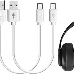 GEEKRIA USB Headphones Short Charger Cable Compatible with Beats Studio 3/2/1, Solo3 Solo2, Micro-USB Replacement Power Charging Cord (1 ft / 30 cm 2 Pack)-image-10