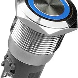 19mm 12V Waterproof LED Metal Indicator Lights Signal Lamp Welding Foot Reset solder fillet ring light 2NO2NC-picture-10