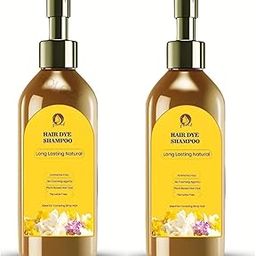 Rolozy Hair dye shampoo for Women & Men All Hair Types Natural & Long-Lasting Color Ammonia-Free, Paraben-Free, Plant-Based Hair Dye Home Hair Color Solution 300ml (Pack Of 2 =600ml)-image-93
