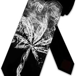 Pot Ties Mens Marijuana Tie Weed Necktie-image-60