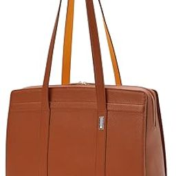 The Celeste Tote Bag | Lightweight for Daily use and Work with Luggage Sleeve and 14" Laptop Compartment with Magnetic closure for Women (Tan Lines 2.0)-image-24