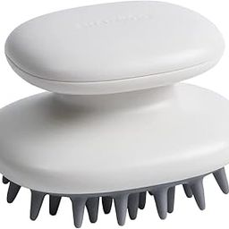 DORMICO Shampoo Massage Brush - Handheld Silicone Head Massager - Head and Scalp Massage Brush - Portable Massage Comb - Easy to Clean - Comfortable and Refreshing (White)-image-98