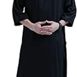 Tiznit Black Moroccan Thobe Jubba for Men-image-24