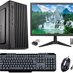 All-in-One Desktop PC, Core i7 4700 Processor, 8GB RAM, 128GB SSD, 1TB HDD, 19-inch Monitor, Multimedia Keyboard, RGB Mouse, Wi-Fi, Win 10, Black (8-128-1TB)-8