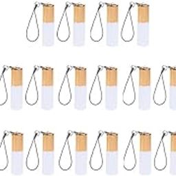 Bnf® 24 Pieces Refillable Glass Roller Essential Oil Bottles Pendant 5ml White|Health & Beauty | Natural & Alternative Remedies | Aromatherapy-image-10