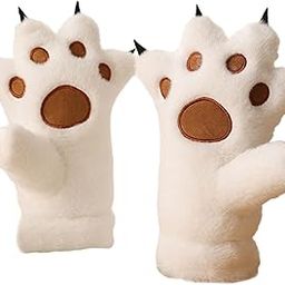™ Women Winter Gloves Cute Halloween Party Costume Accessories Paw Gloves White | Gloves & Mittens | Womens Accessories-image-38