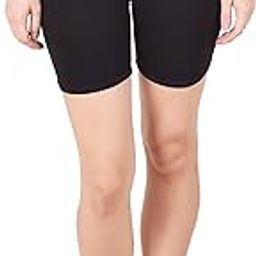 Amkr Fashion Sports Solid Women Black Cycling Shorts ()_FA-BT- 001 Black XXS Q 1-image-83