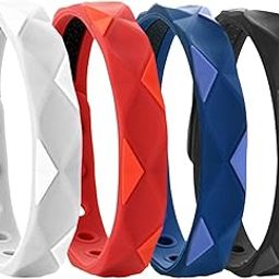 RedUp Far Infrared Negative Ions Wristband Anti-Static Sports Bracelet Silica Gel Balance Energy Sports Bracelet Adjustable Silicone Sport Bracelets for Men Women, Silicone, no gemstone-image-8