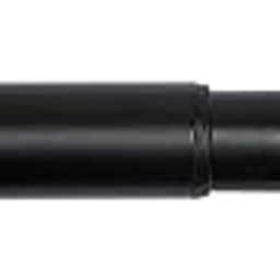 amazon basics Metal 1' Curtain Rod with Square Ends, 36' to 72', Black-image-0
